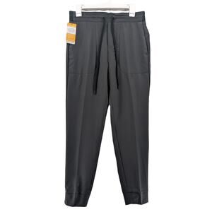 Haggar H26 Jogger Pants Small Black Mens Athletic Fit Skinny Flex Weekend WPL386